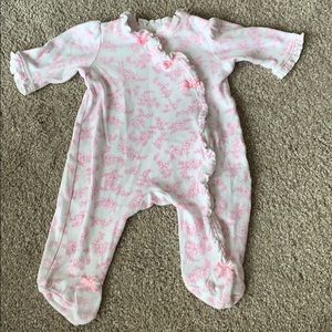 Little Me snap up pjs